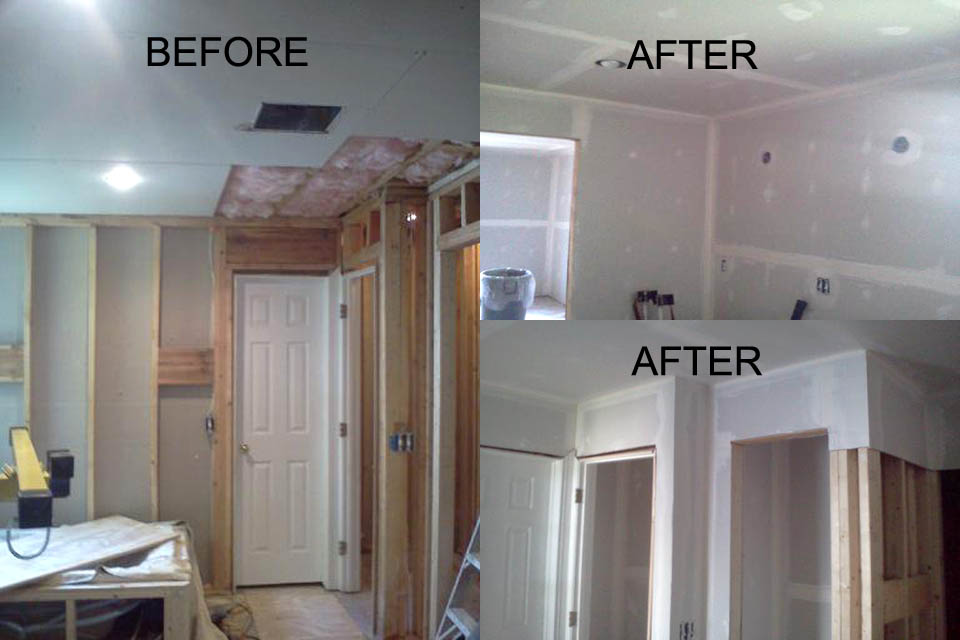 popcorn ceiling removal 3
