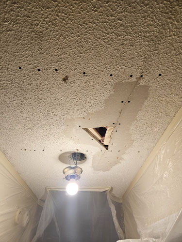 popcorn ceiling removal a